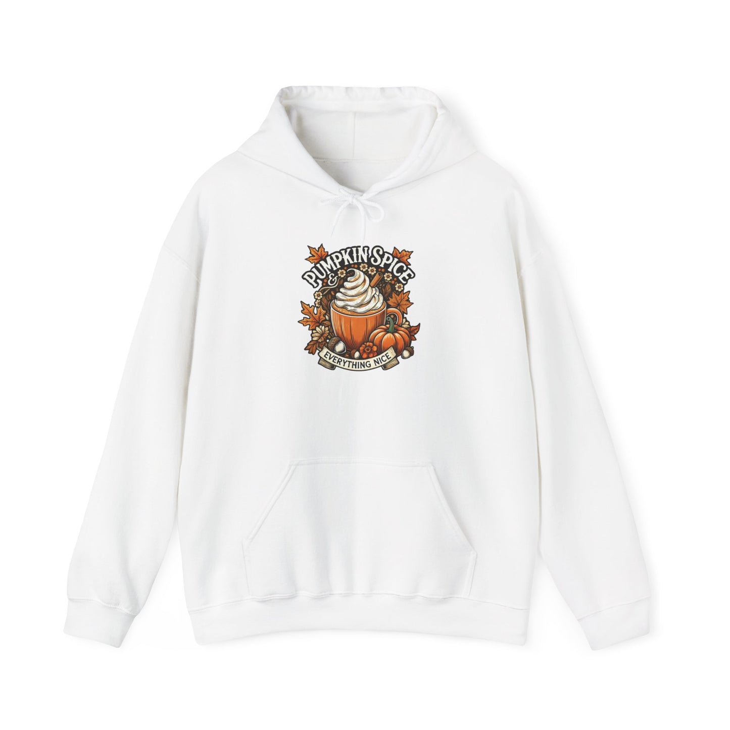 Pumpkin Spice & Everything Nice - Fall Vibes, Unisex Heavy Blend™ Hooded Sweatshirt