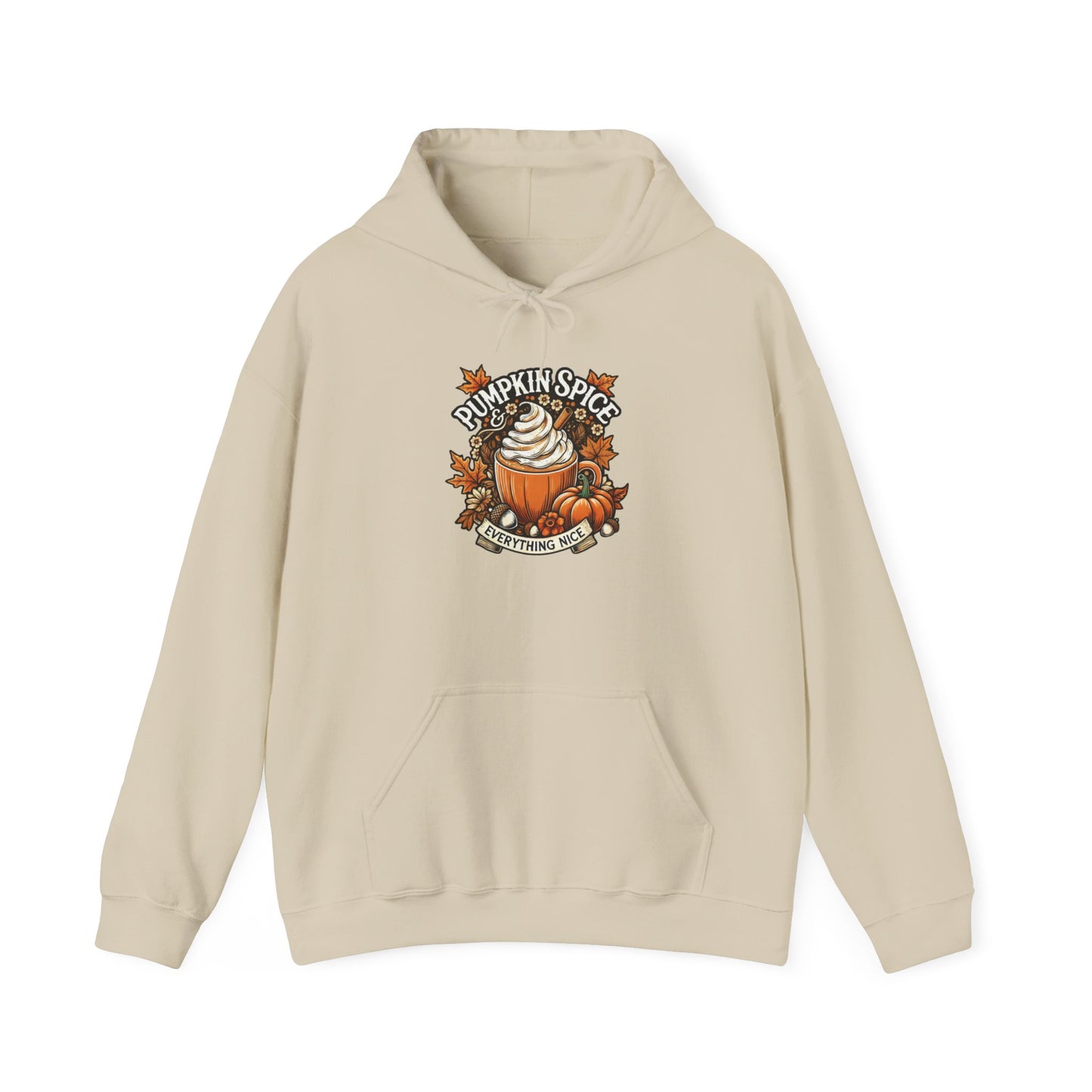 Pumpkin Spice & Everything Nice - Fall Vibes, Unisex Heavy Blend™ Hooded Sweatshirt