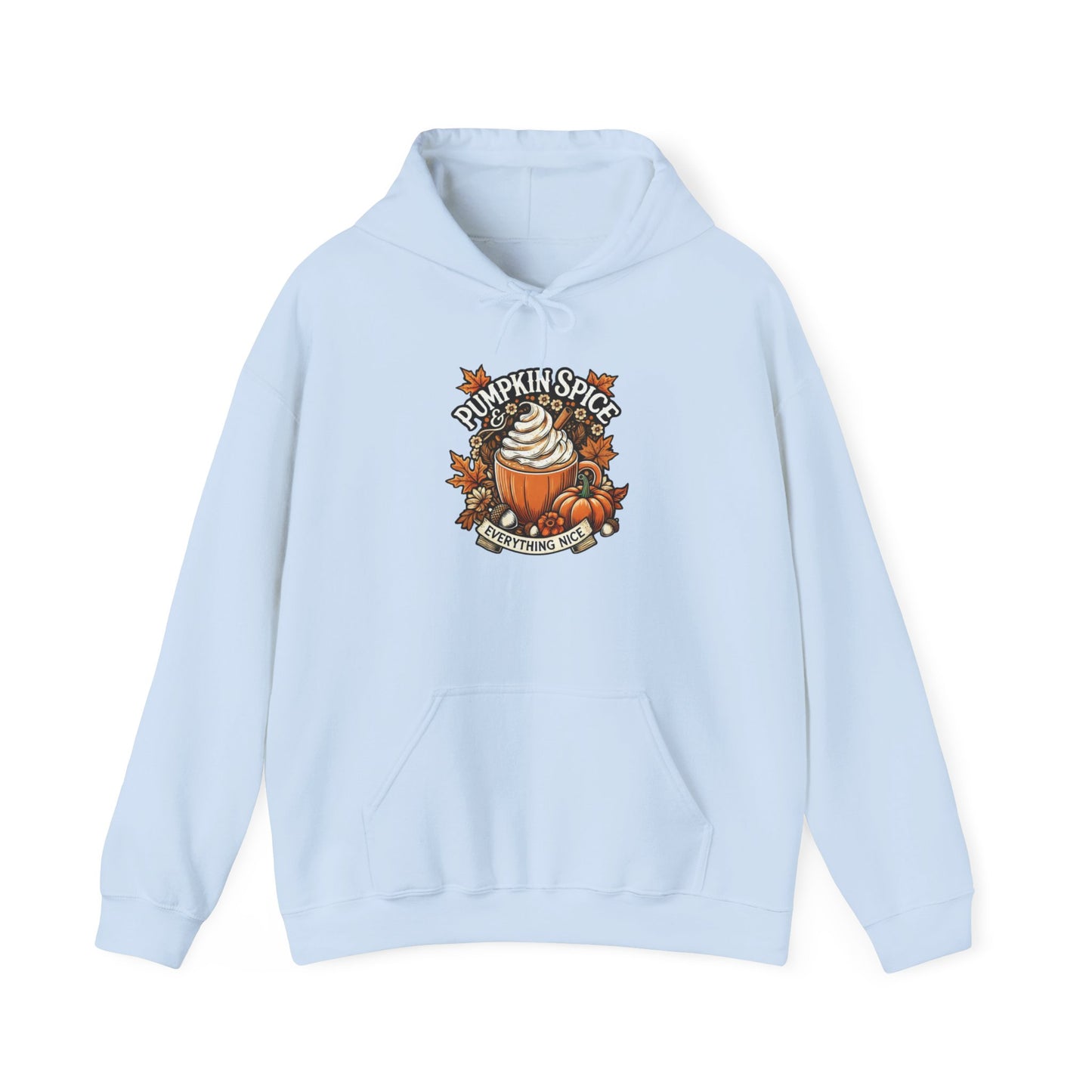 Pumpkin Spice & Everything Nice - Fall Vibes, Unisex Heavy Blend™ Hooded Sweatshirt