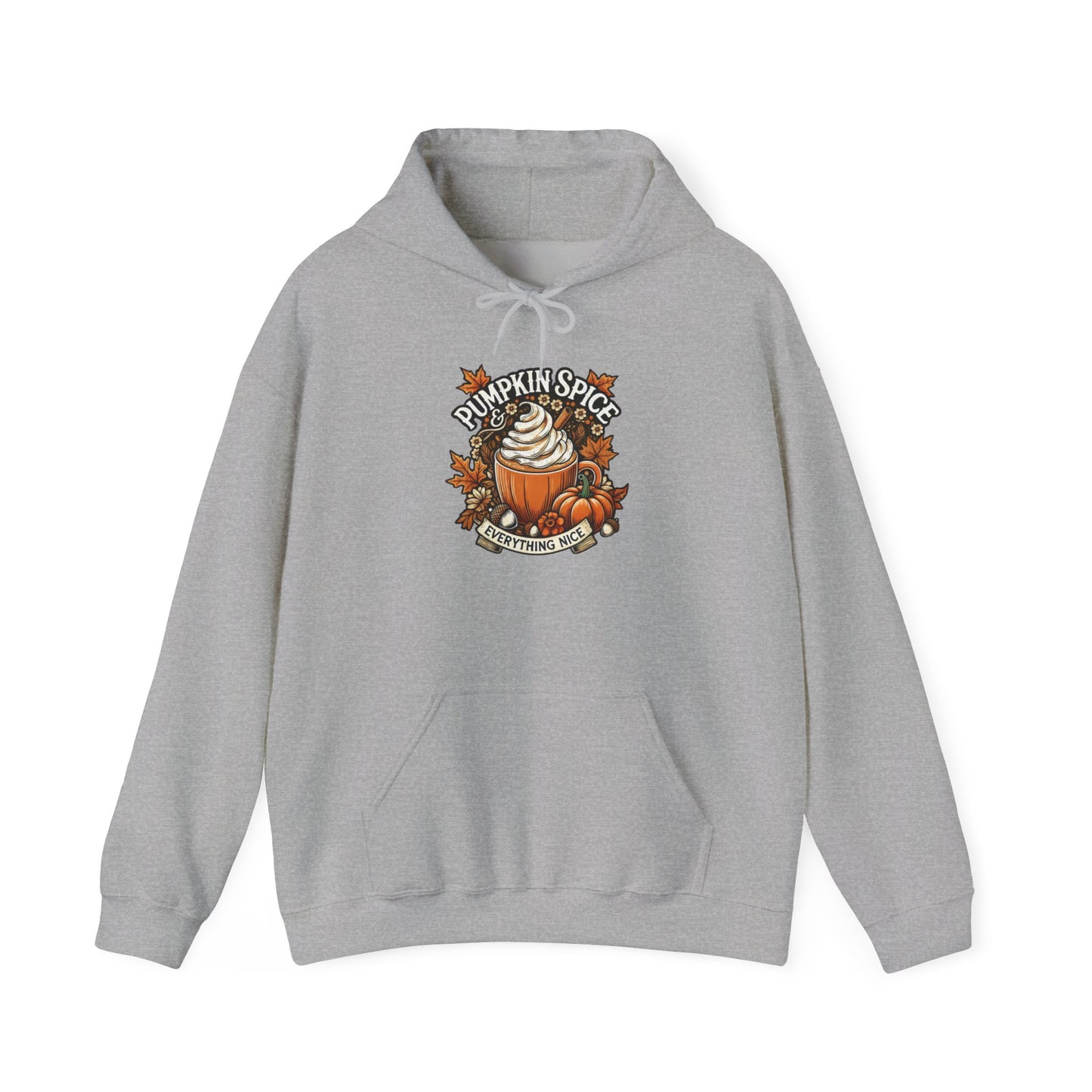 Pumpkin Spice & Everything Nice - Fall Vibes, Unisex Heavy Blend™ Hooded Sweatshirt