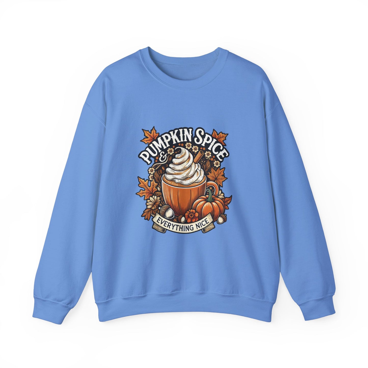 Pumpkin Spice & Everything Nice - Fall Vibes Women's Unisex Heavy Blend™ Crewneck Sweatshirt