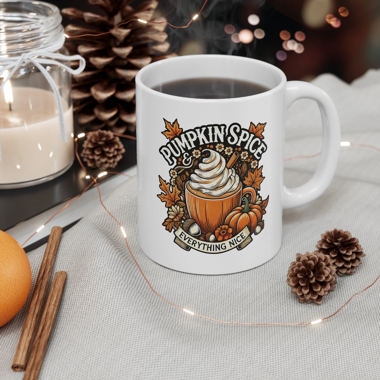 Pumpkin Spice & Everything Nice - Fall Vibes Coffee Mug